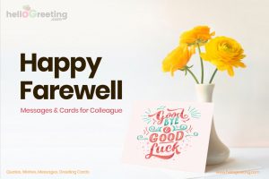 99+ Happy Farewell Messages for Colleague | HelloGreeting