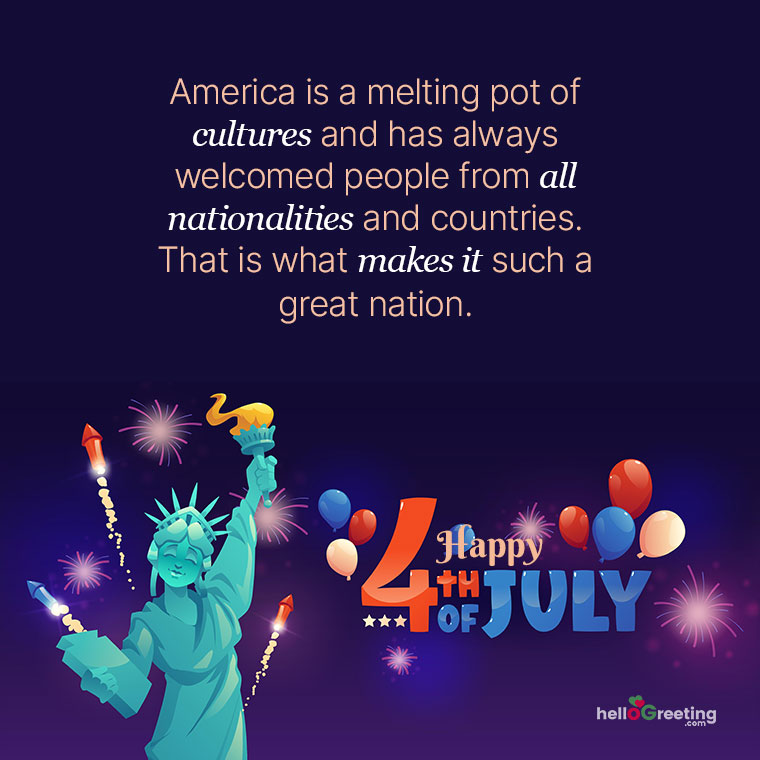 Unique 4th of July Messages, Greetings, Wishes & Independence Day Quotes