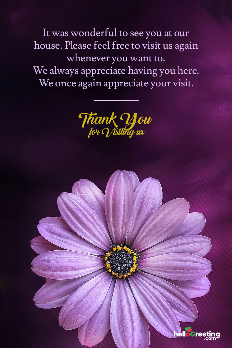 Thank You For Visiting Us Messages images