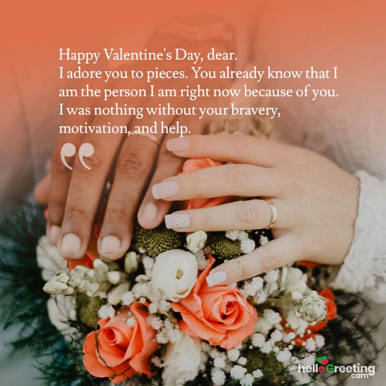 Romantic Valentine Wishes for Wife images