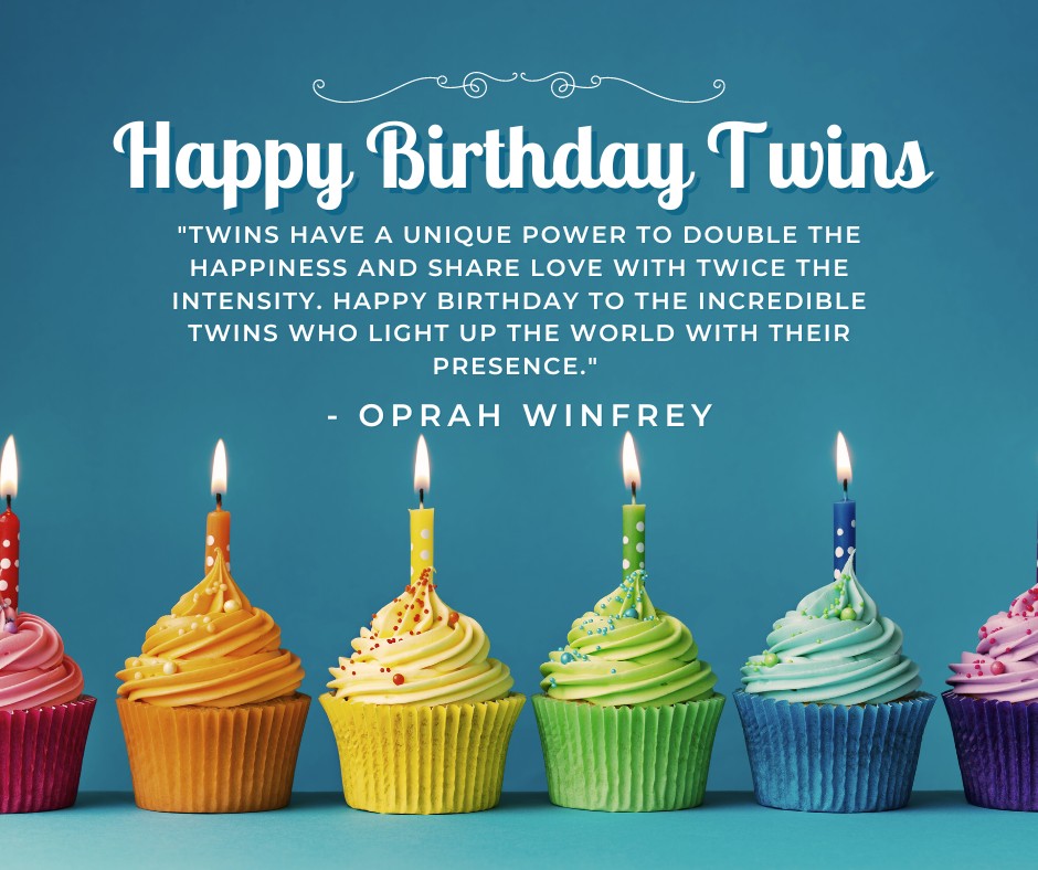 Card on Birthday Wishes for Twins