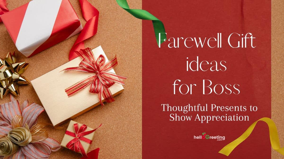 Farewell Gift Ideas for Boss Thoughtful Presents to Show Appreciation