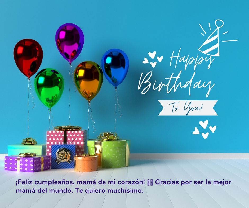 Spanish Birthday Messages for Mom