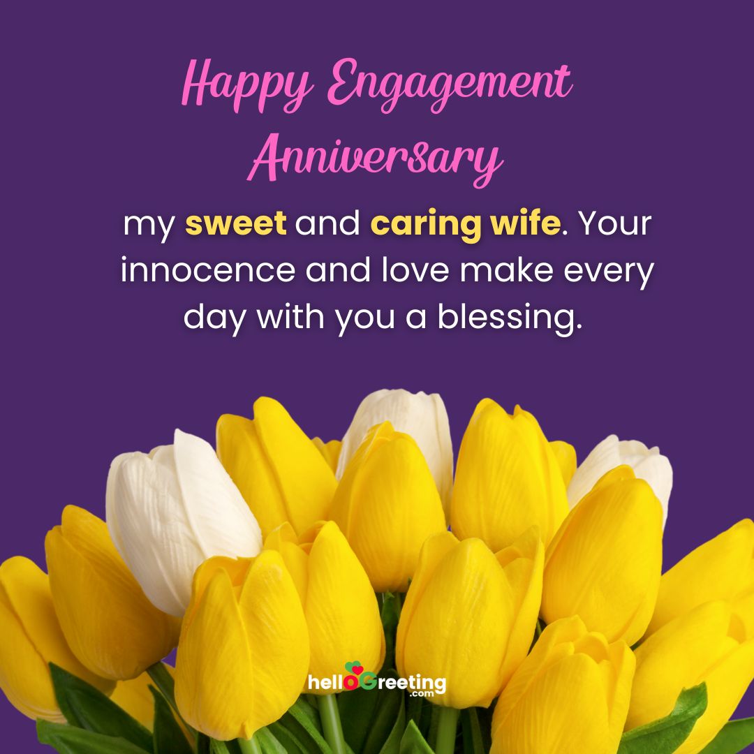 100+ Beautiful Engagement Anniversary Wishes Messages and Quotes ...