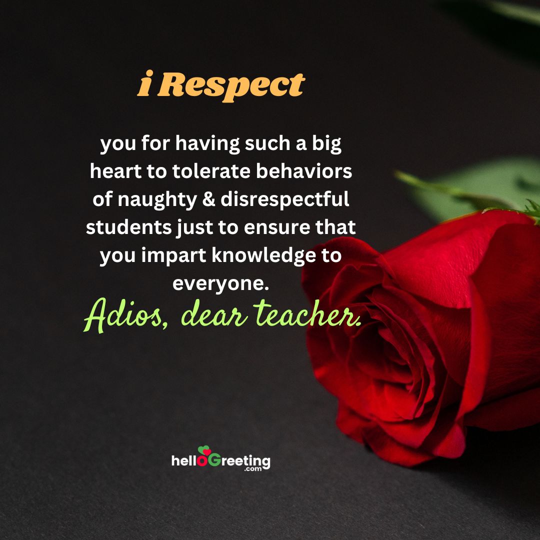 70+ Perfect Quotes and Farewell Messages for Teacher