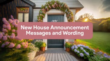 New House Announcement Messages and Wording