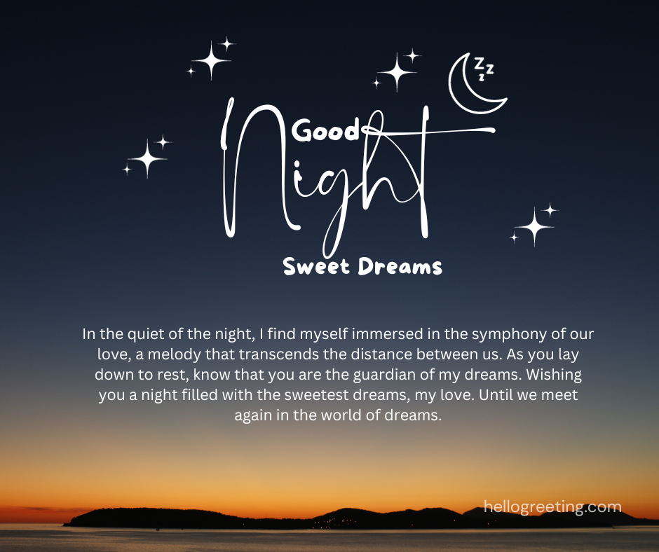 Romantic Good Night Paragraphs for Husband in Long Distance - Good Night Paragraphs for Him