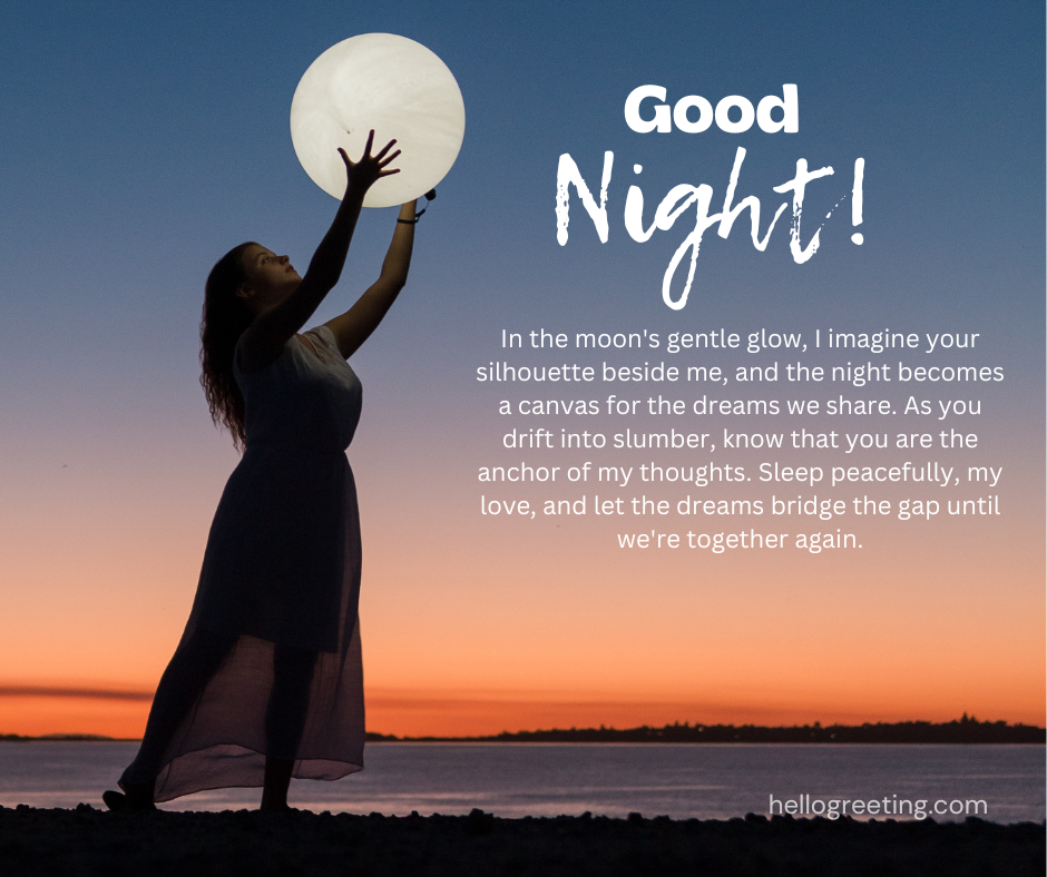 Romantic Good Night Paragraphs for Husband in Long Distance