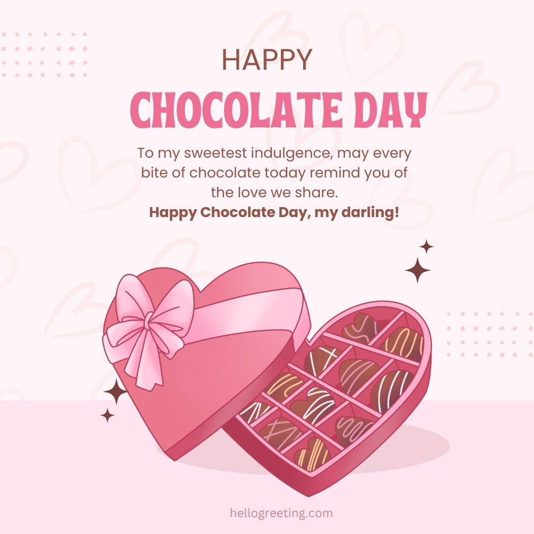 Happy Chocolate Day Wishes for Girlfriend