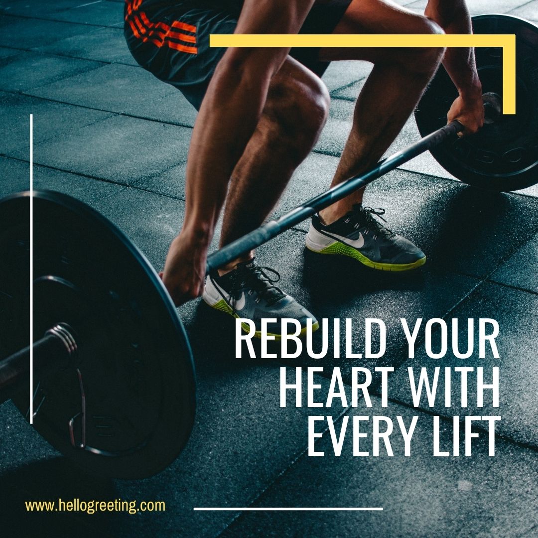 Gym Fitness Quotes for Heartbroken Boys