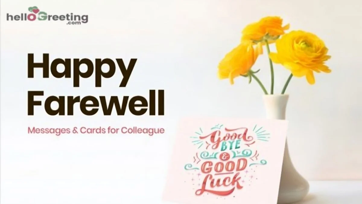 Farewell Messages for Colleague