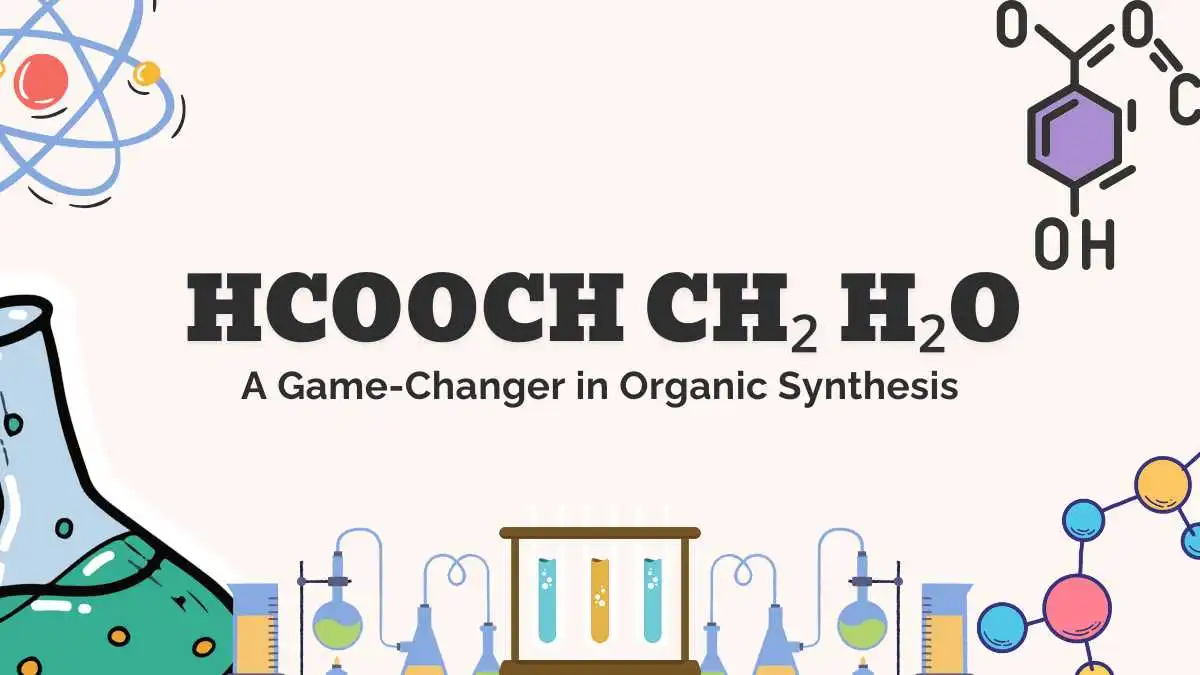 HCOOCH CH₂ H₂O