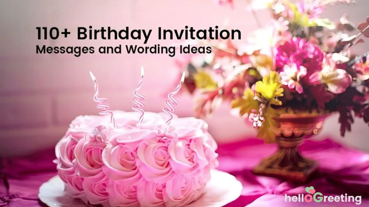 Birthday Invitation Messages