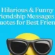 110 Hilarious & Funny Friendship Messages & Quotes for Best Friends