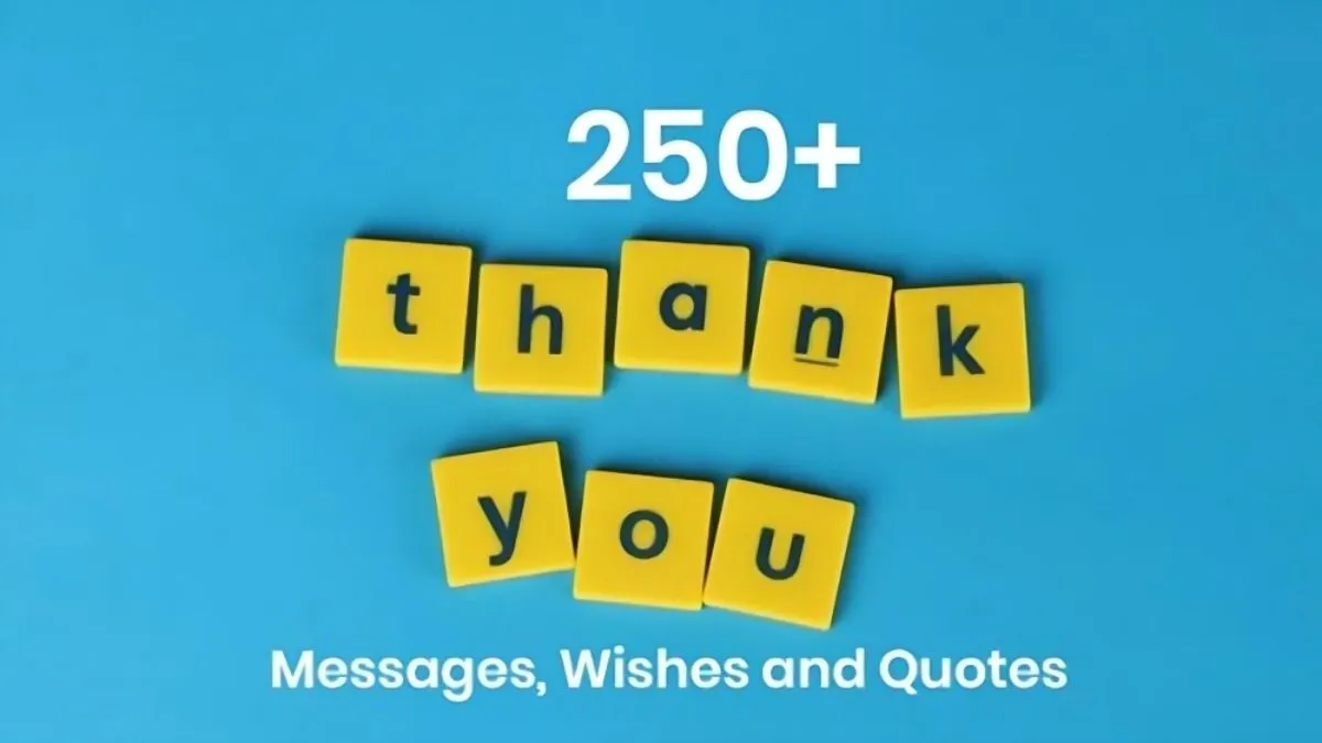 Thank you Messages