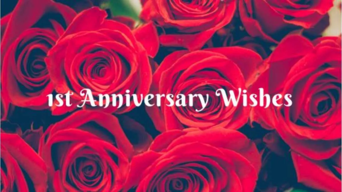 Awesome 130+ 1st Anniversary Wishes, Messages & Greeting Cards