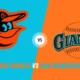 Baltimore Orioles vs San Francisco Giants Match Player Stats