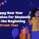 Happy New Year Wishes for Students- On the Beginning of Fresh Year